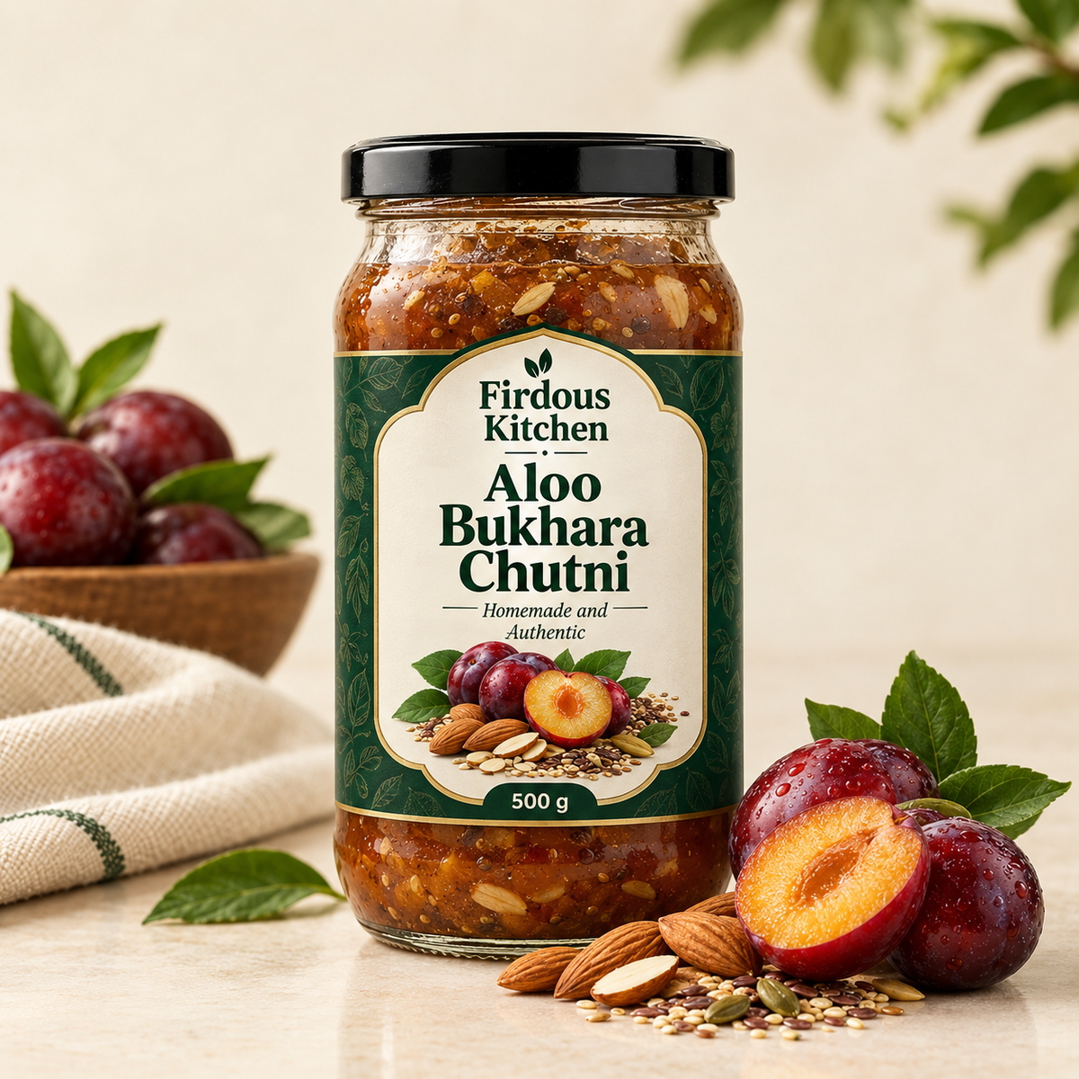 Homemade Aloo Bukhara Ki Chutney